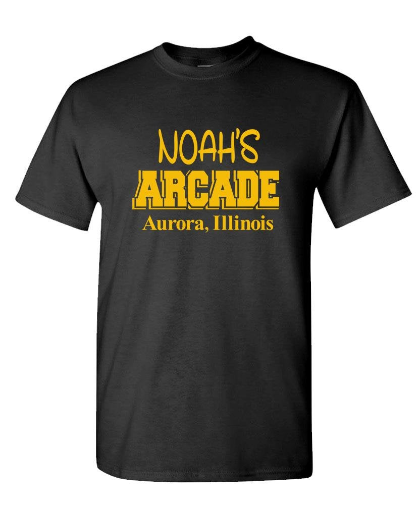 Noah's Arcade — Black T-Shirt — front