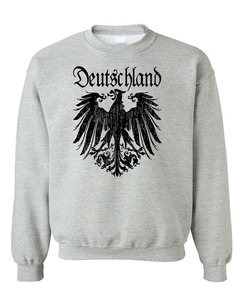 Deutschland Double-Headed Eagle — Sport Gray Sweatshirt — front