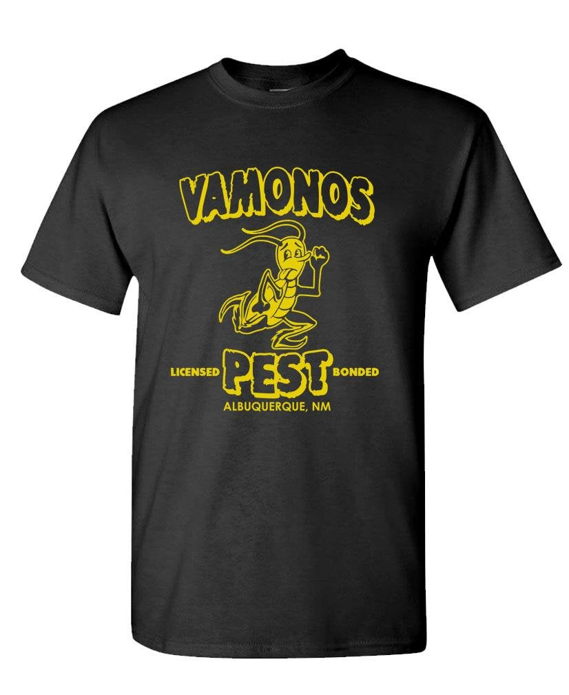 Vamonos Pest — Black T-Shirt — front