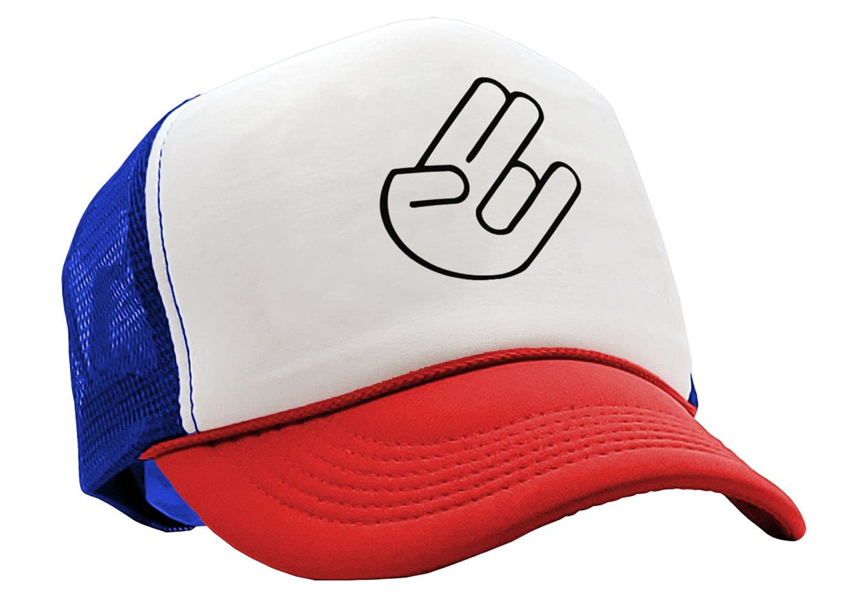 The Shocker Hand — RWB Trucker Hat — front