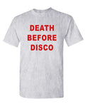 Death Before Disco — Sport Gray T-Shirt — front