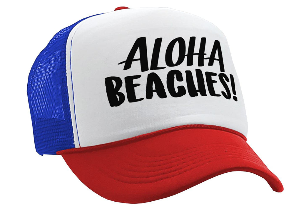Aloha Beaches — RWB Trucker Hat — product angle 1
