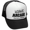 Noah's Arcade — Black Trucker Hat — front