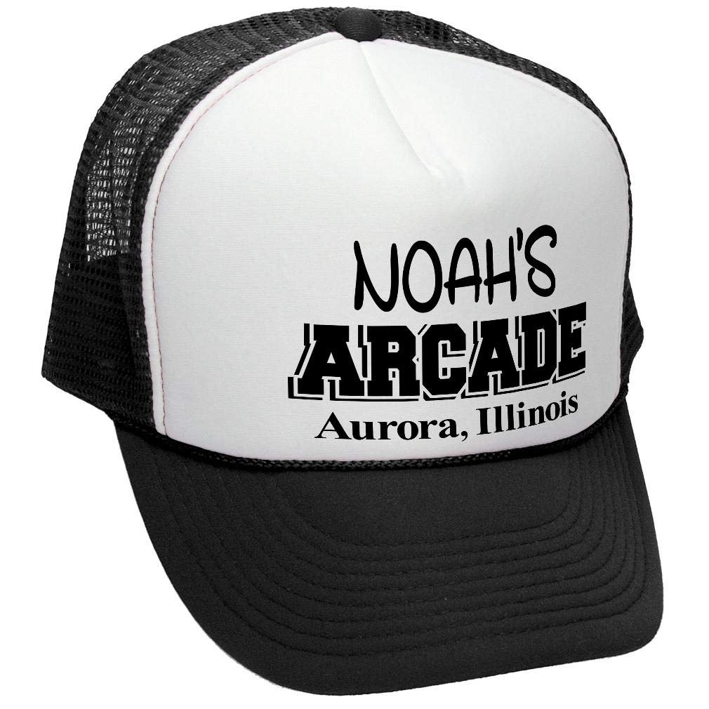 Noah's Arcade — Black Trucker Hat — front