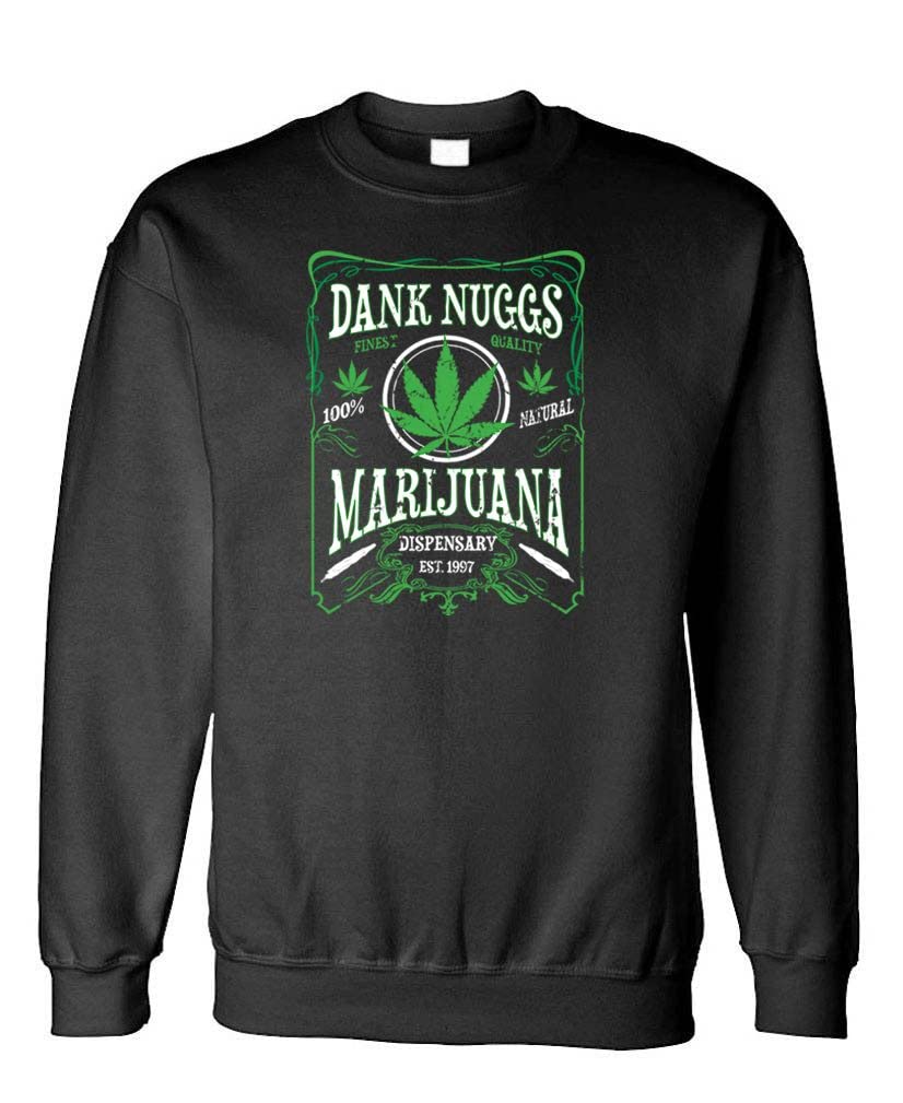 Dank Nuggs — Black Sweatshirt — front