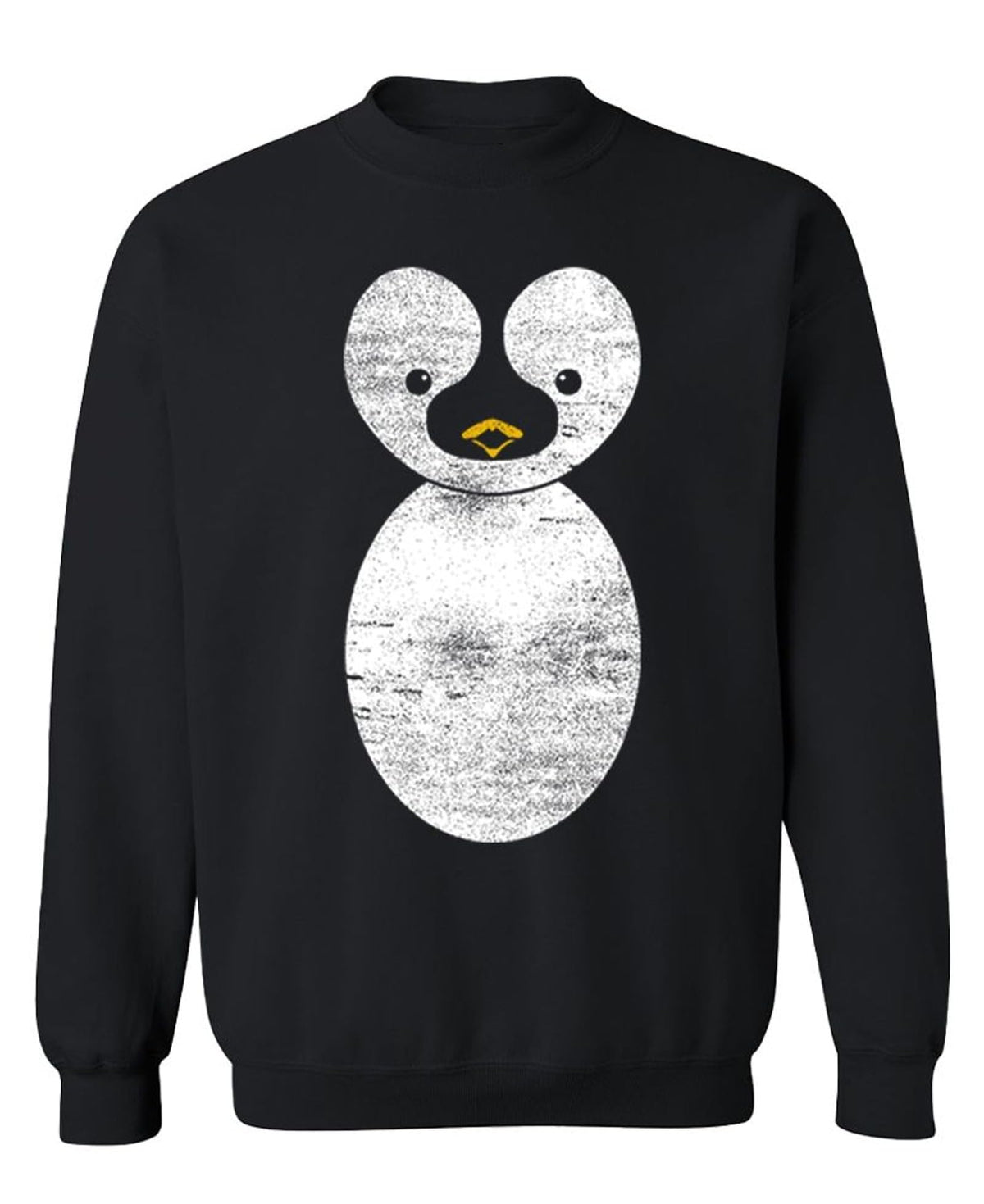 Penguin Costume — Black Sweatshirt — front