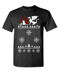 Funny Dragon — Black T-Shirt — front
