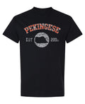 Pekingese Established 200 BC — Black T-Shirt — front