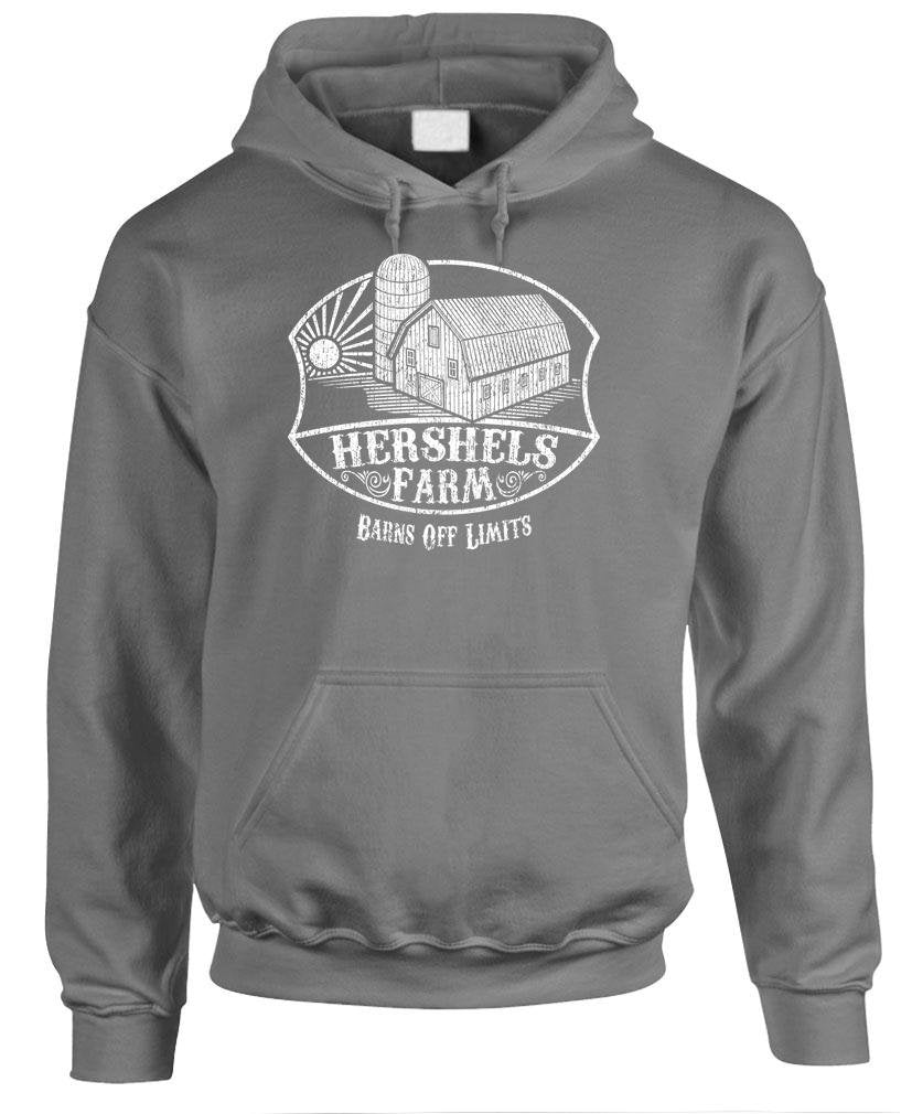 Hershel's Farm — Charcoal Hoodie — front