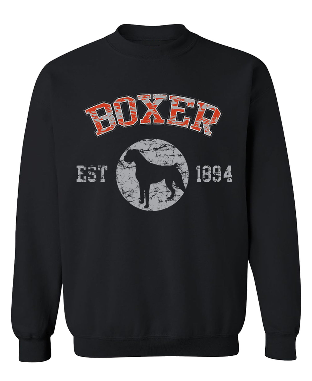 Boxer Established 1894 — Black Sweatshirt — front