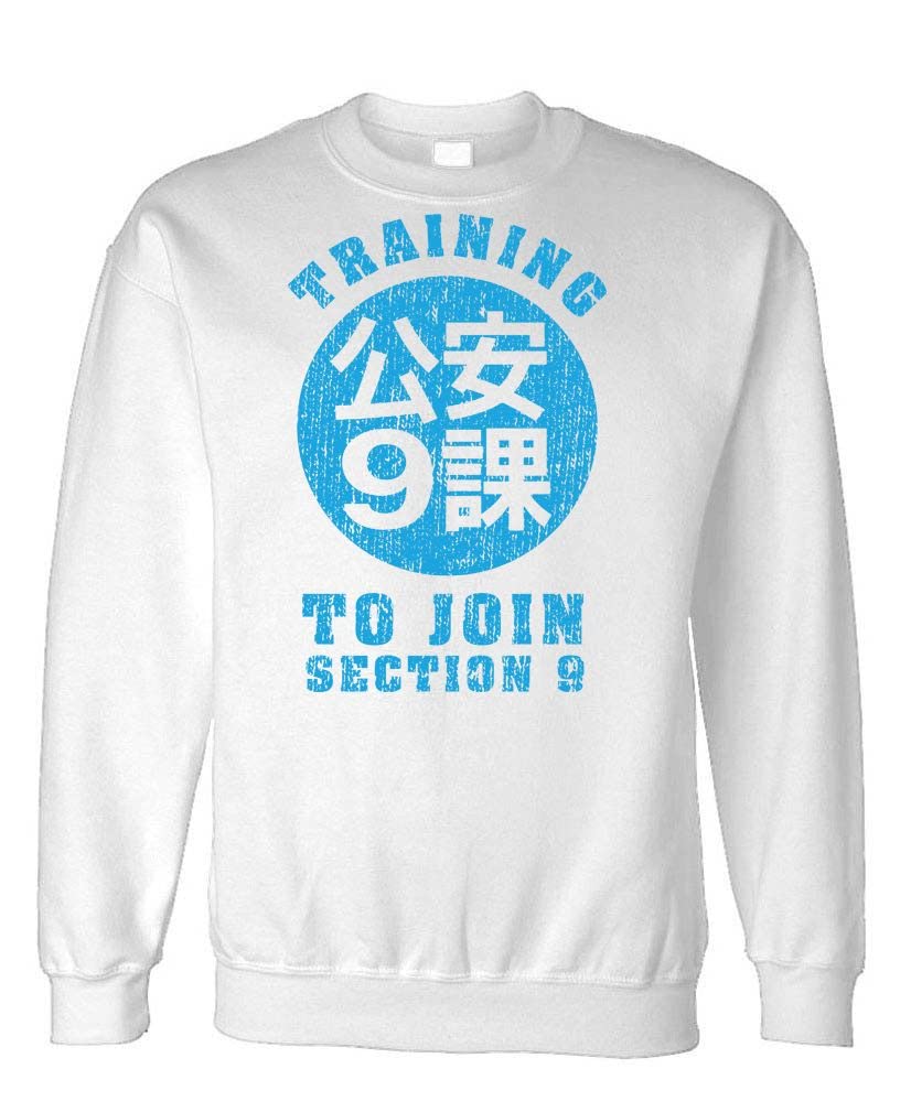 Training to Join Section 9 — White Sweatshirt — front