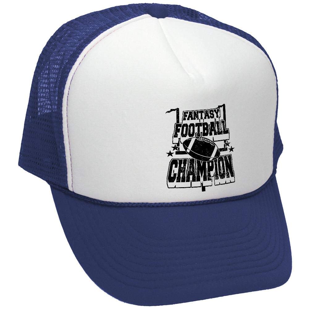 Fantasy Football Champion — Navy Trucker Hat — front