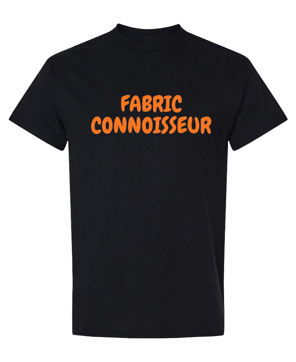 Fabric Connoisseur Funny Sewing — Black T-Shirt — front