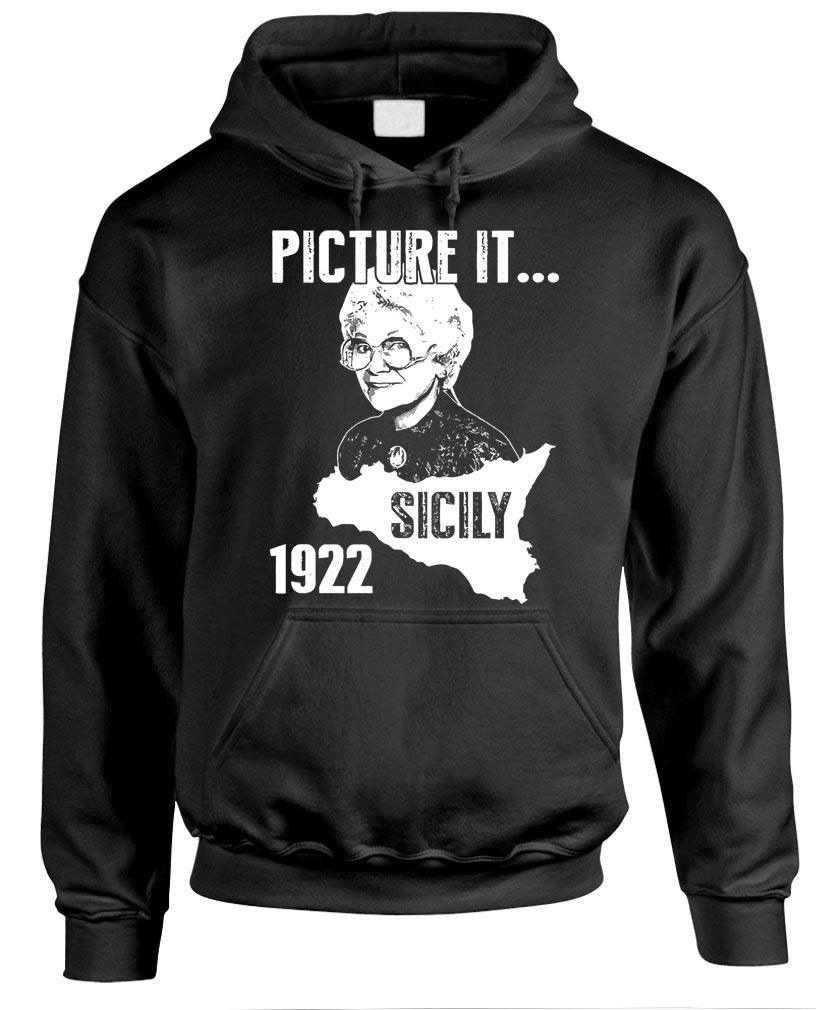 Picture It Sicily 1922 — Black Hoodie — front