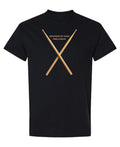 Weapons of Mass Percussion — Black T-Shirt — front