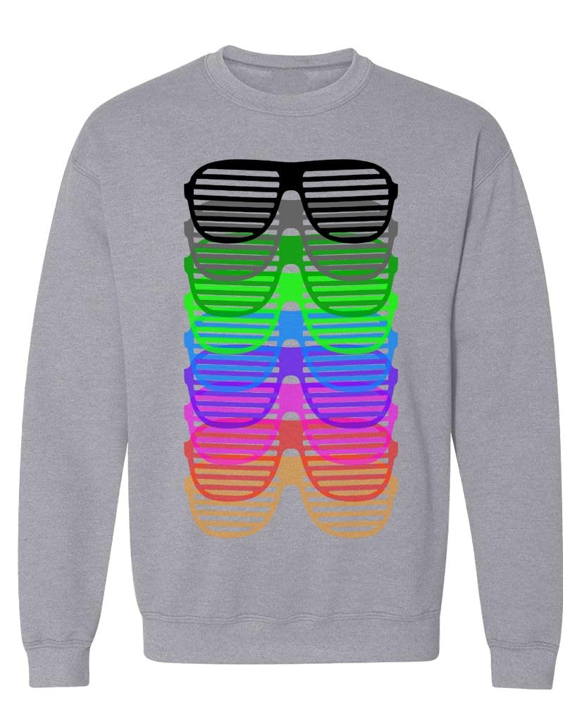 Rainbow Shutter Shades — Sport Gray Sweatshirt — front