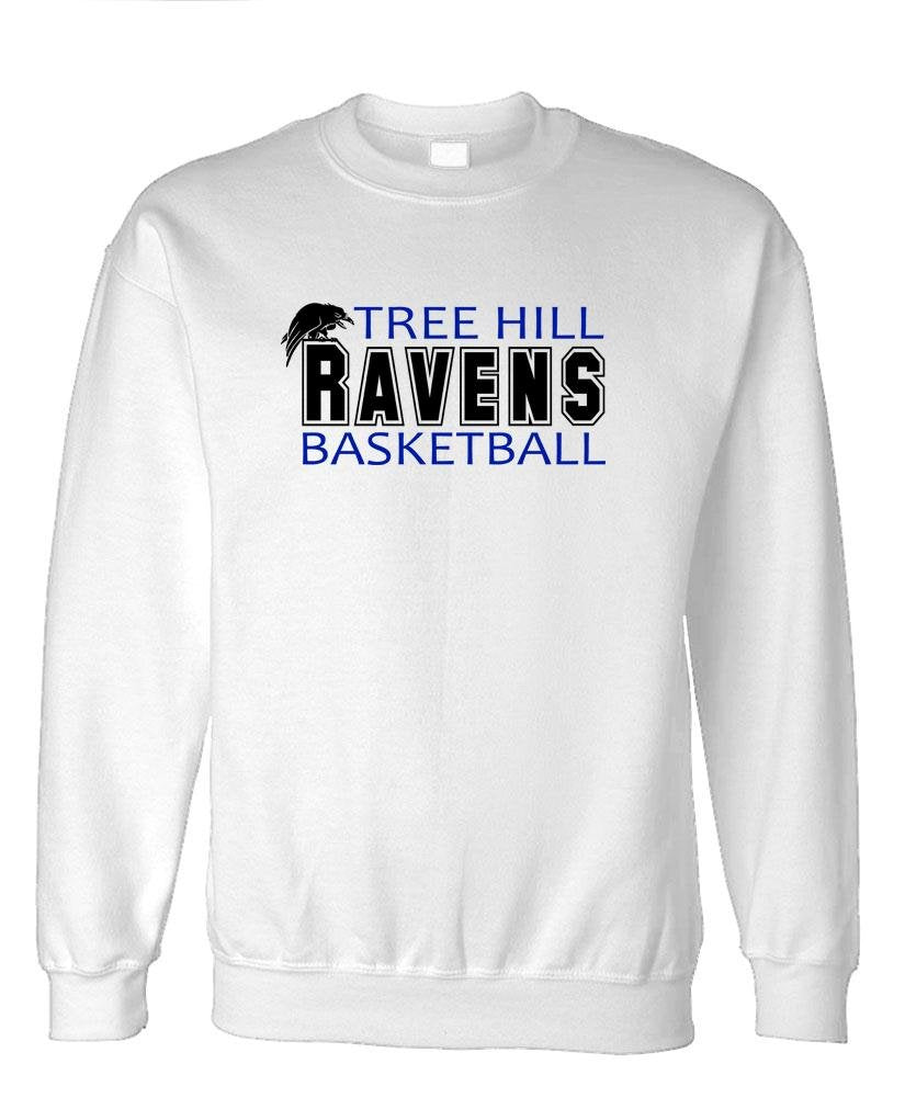 Tree Hill Ravens Basketball — White Sweatshirt — front