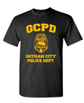 GCPD Gotham City Police Department — Black T-Shirt — front