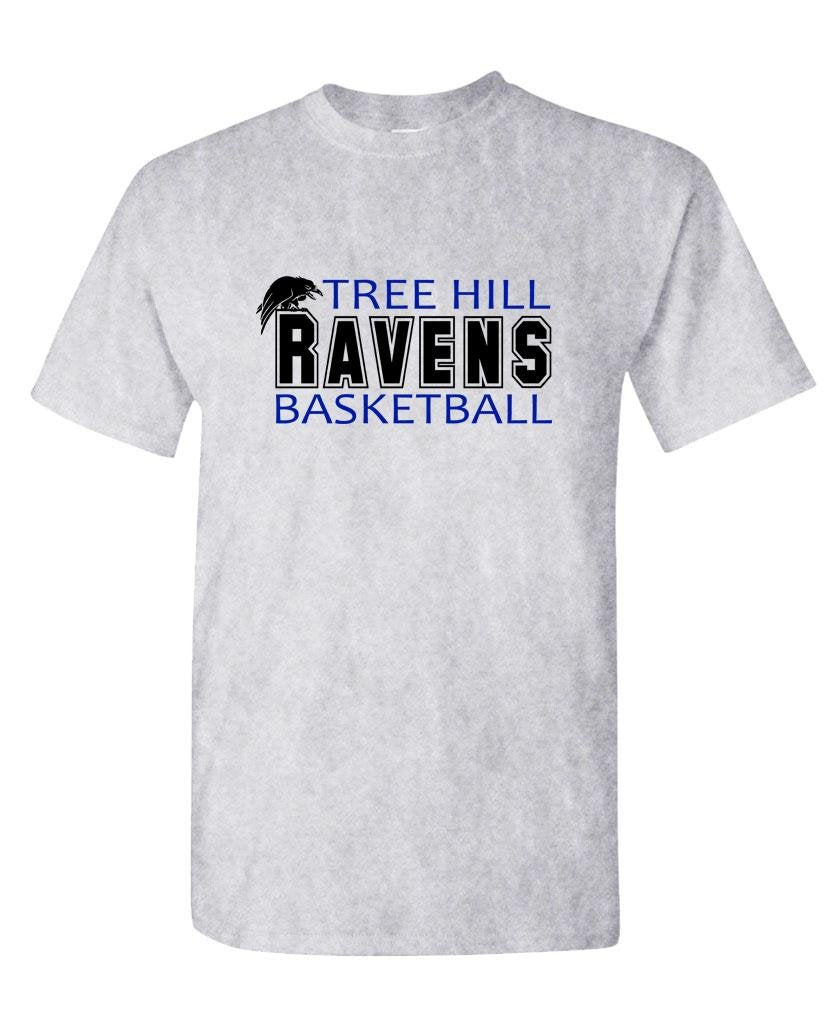 Tree Hill Ravens Basketball — Ash T-Shirt — front