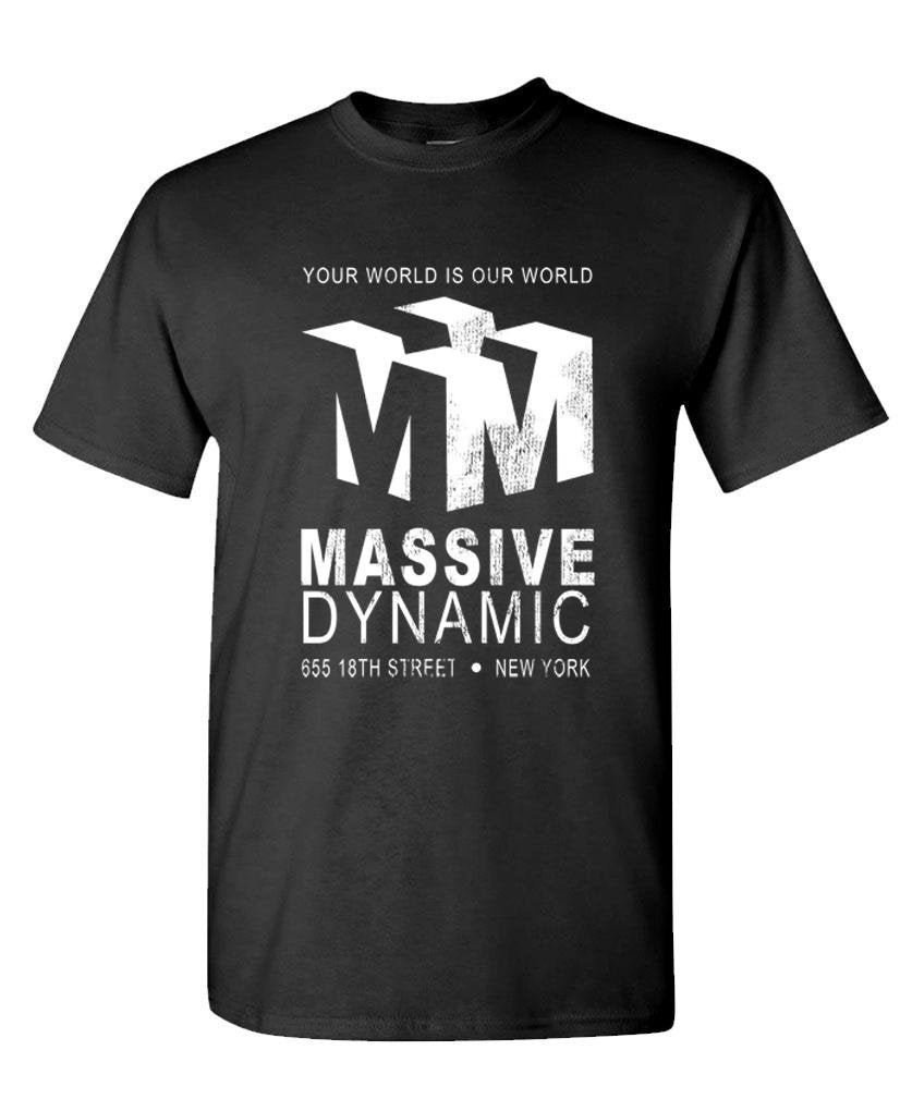 Massive Dynamic — Black T-Shirt — front