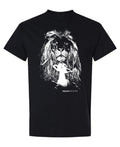 Lion and Lamb — Black T-Shirt — front