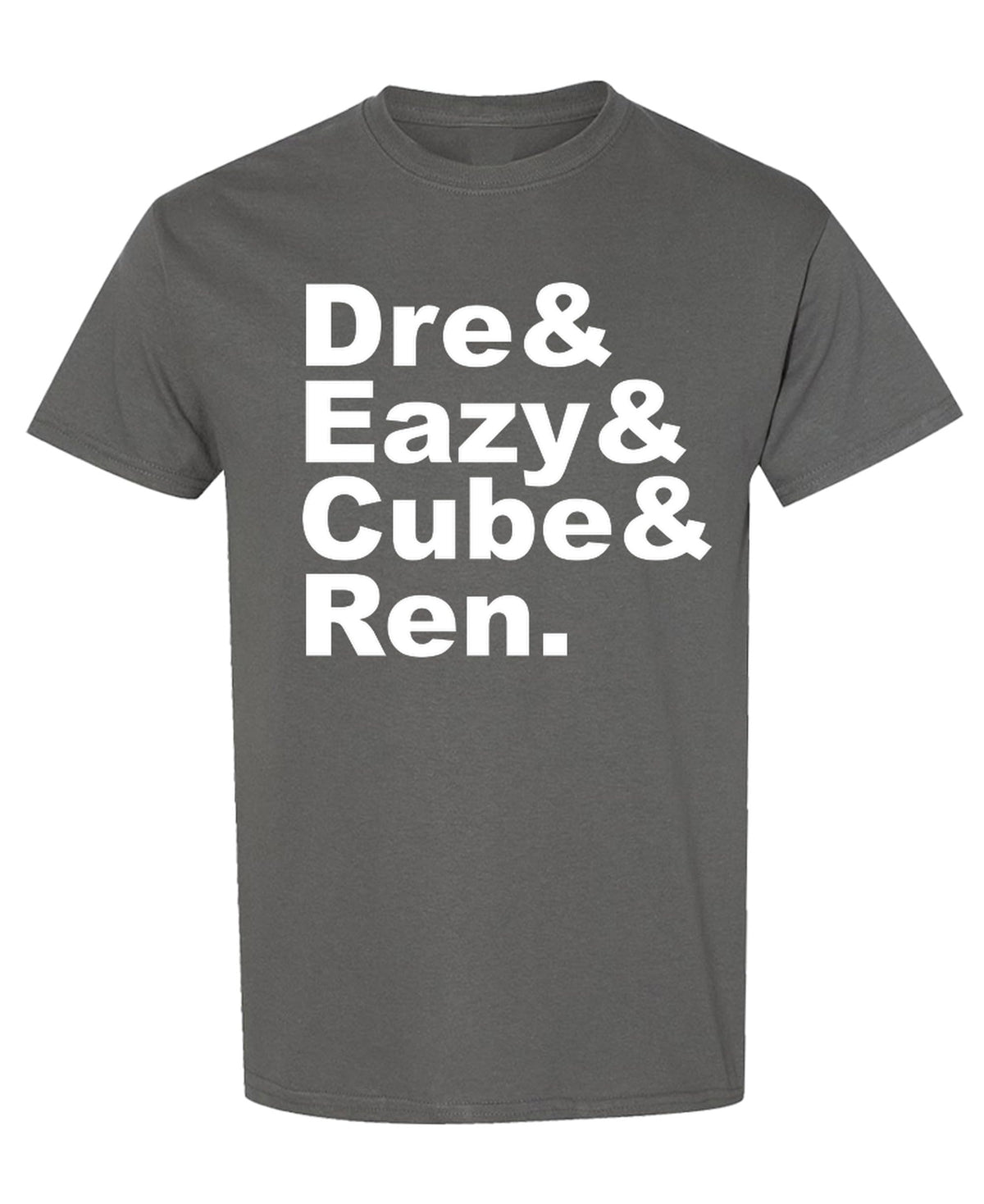 Dre Eazy Cube Ren — Charcoal T-Shirt — front