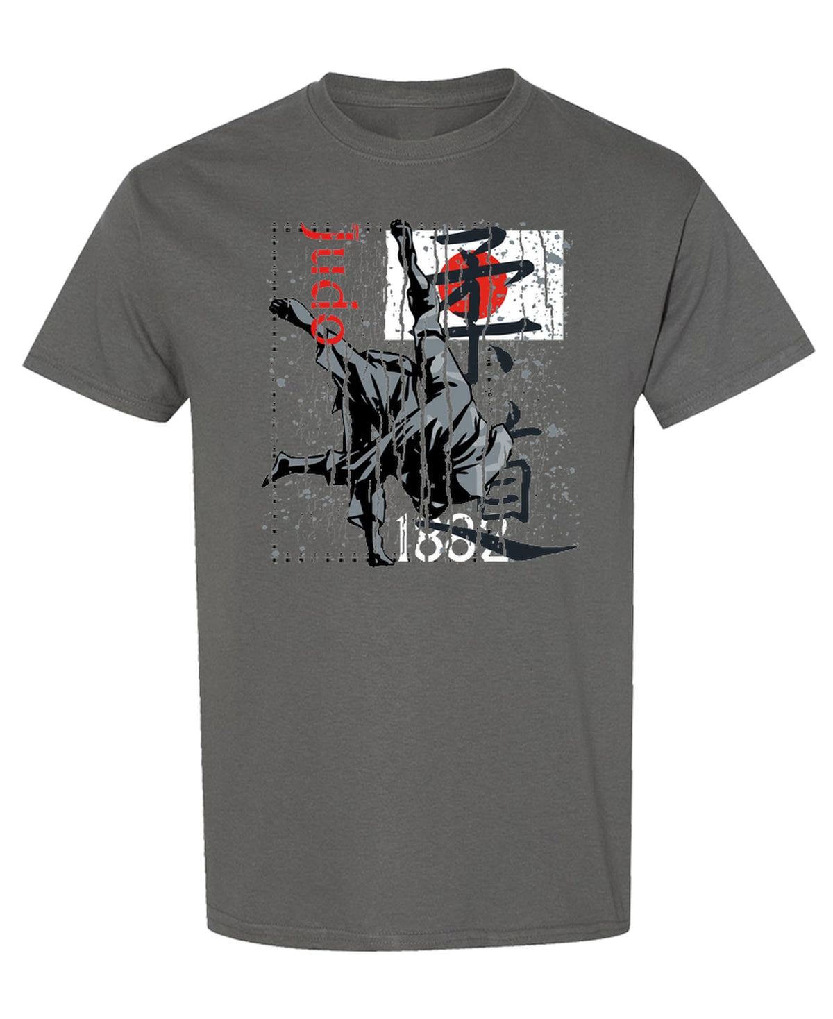 Judo 1882 — Charcoal T-Shirt — front