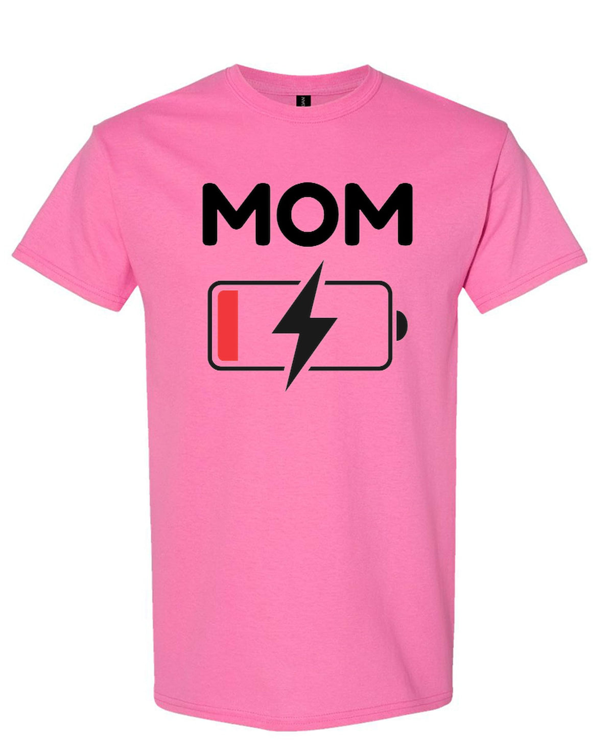 Tired Mom Battery Draining — Azalea T-Shirt — front
