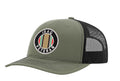 Iraq Veteran — Iraq Veteran - Army Green and Black - Standard Embroidered Trucker Hat — front