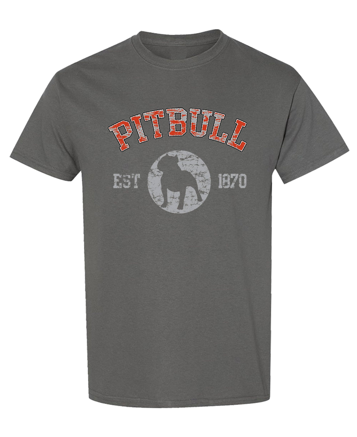 Pitbull Established 1870 — Charcoal T-Shirt — front