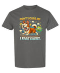 I Fart Easily Funny — Charcoal T-Shirt — front