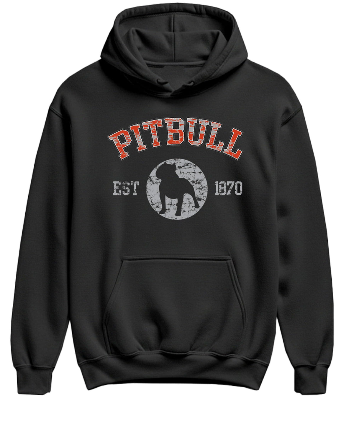 Pitbull Established 1870 — Black Hoodie — front