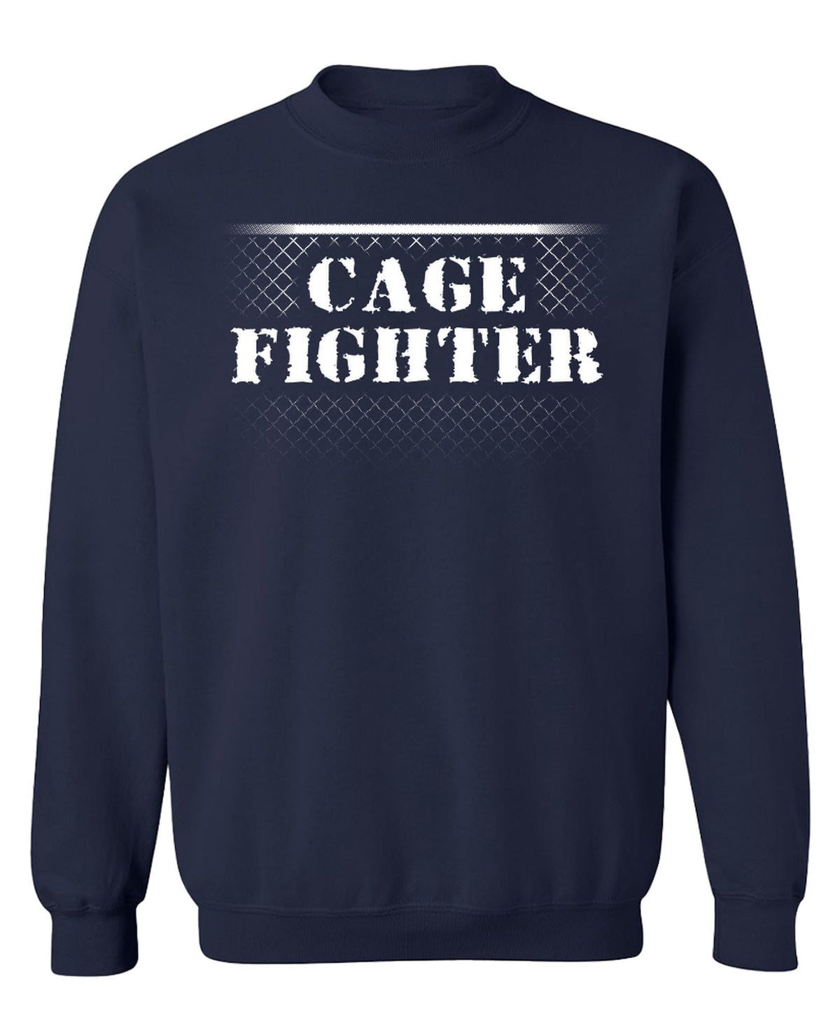 Cage Fighter — Navy Sweatshirt — front