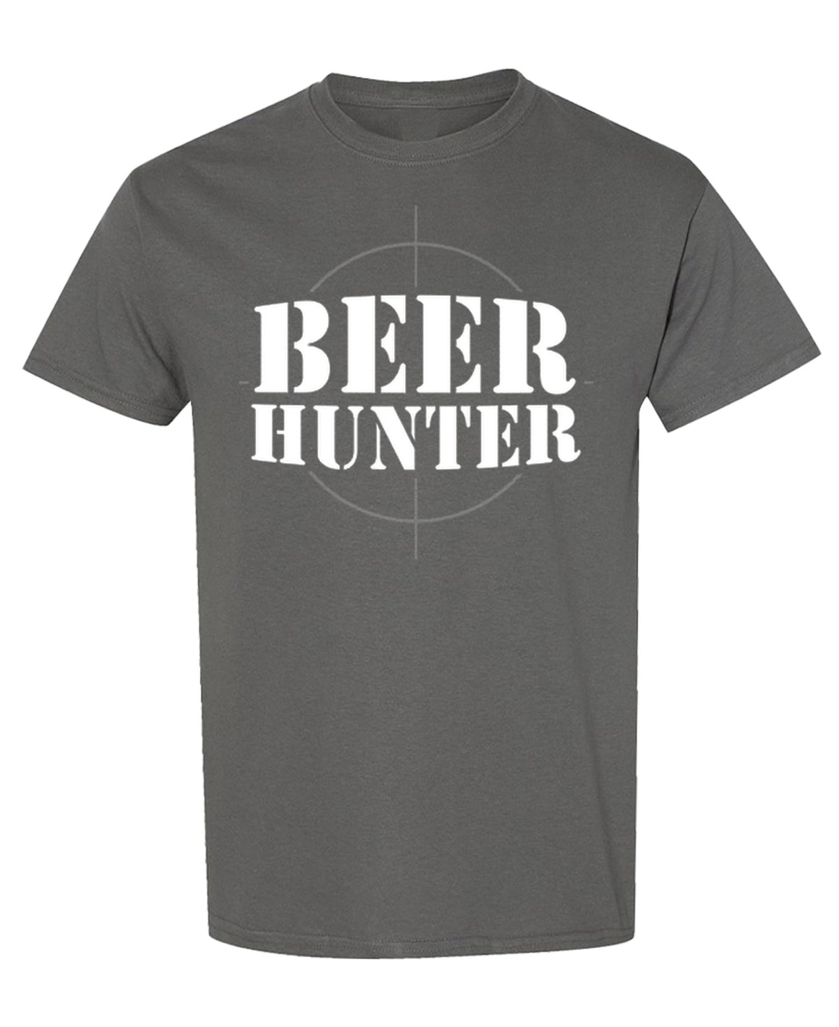 Beer Hunter — Charcoal T-Shirt — front