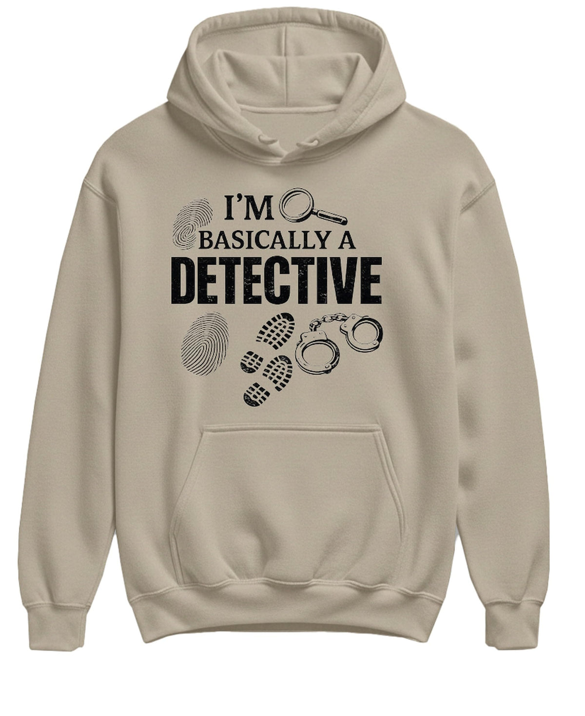 True Crime Podcast — Sand Hoodie — front