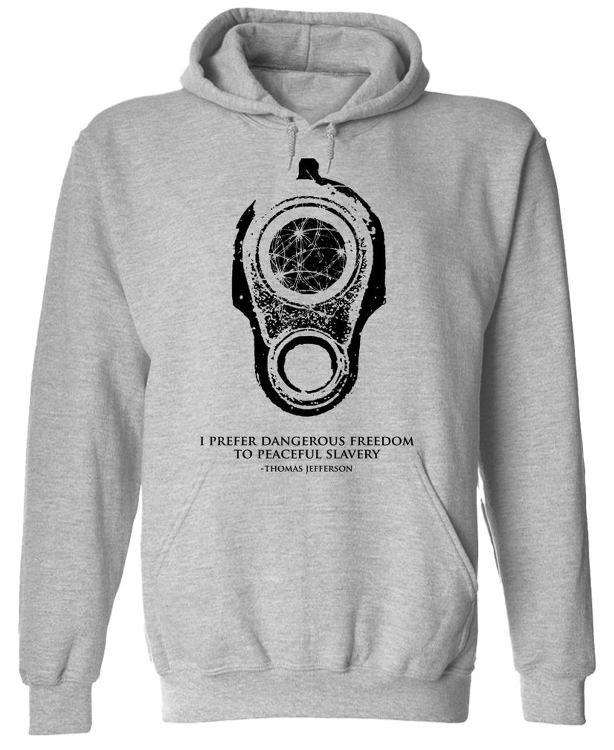 Dangerous Freedom — Sport Gray Hoodie — front