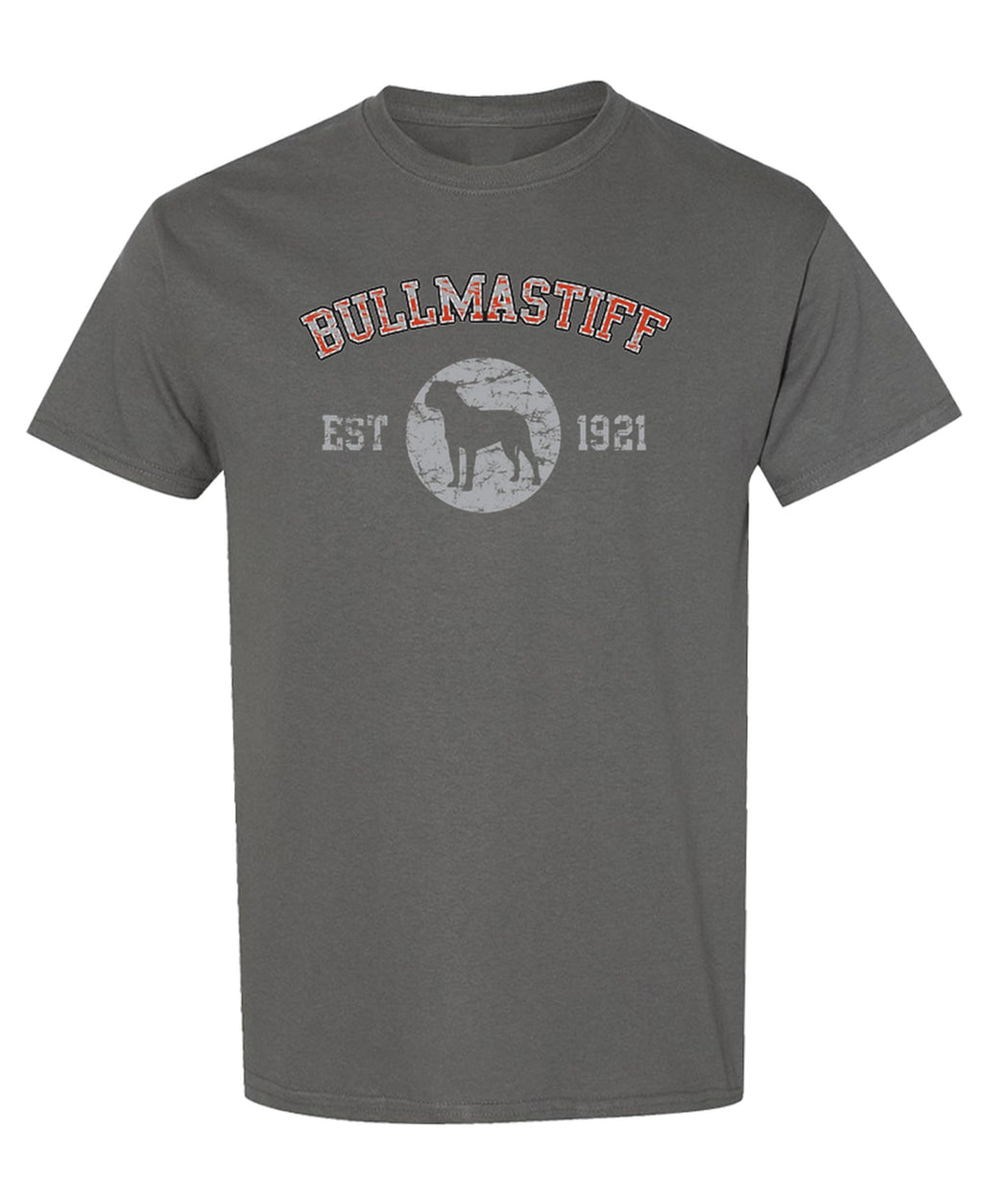 Bullmastiff Established 1921 — Charcoal T-Shirt — front