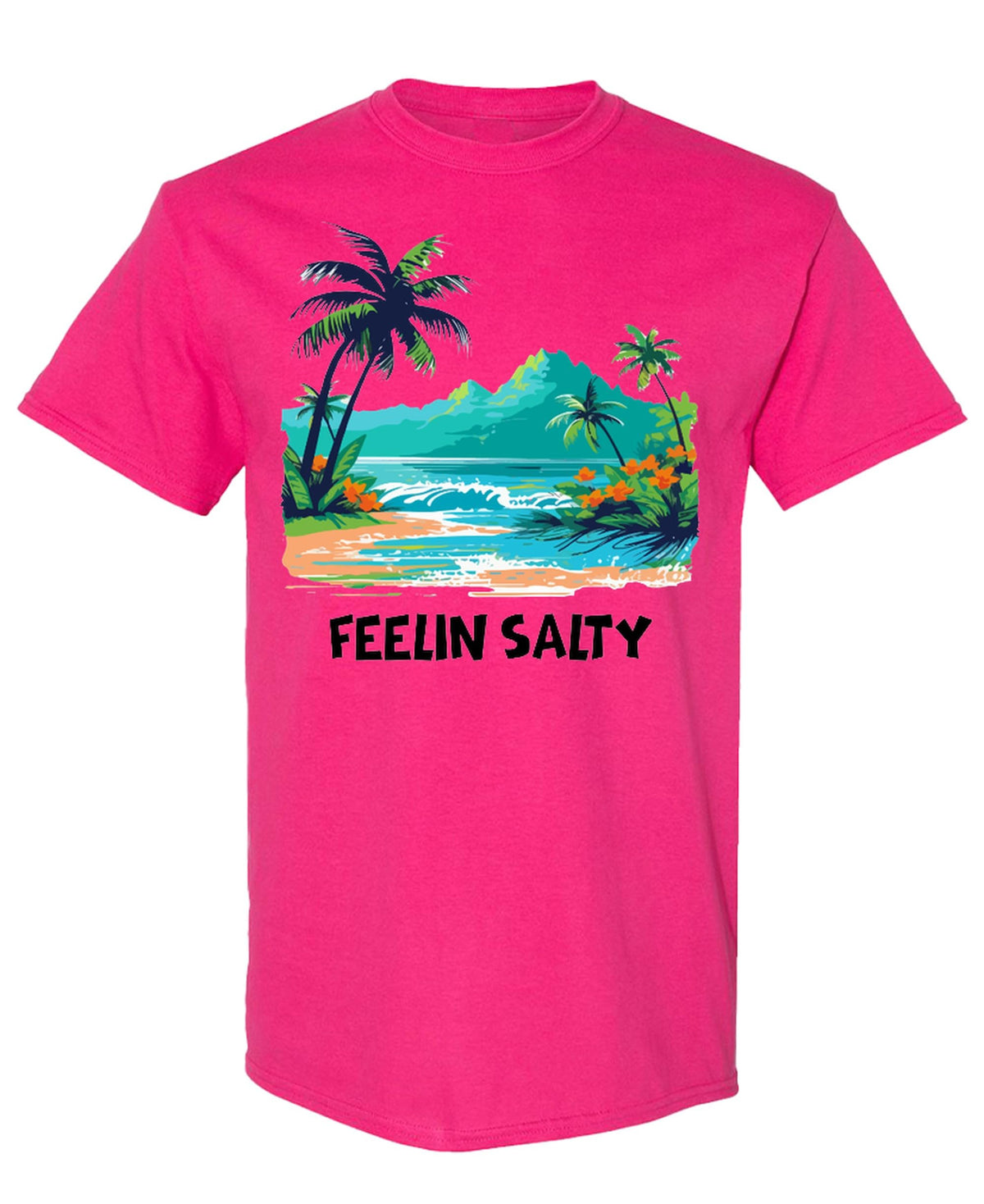 Feeling Salty — Heliconia T-Shirt — front