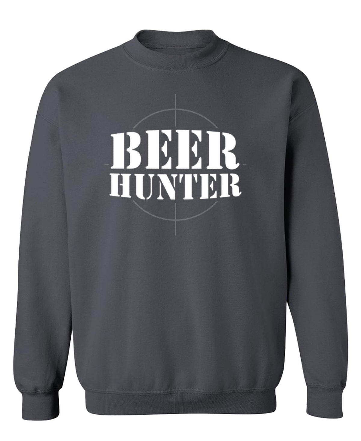 Beer Hunter — Charcoal Sweatshirt — front