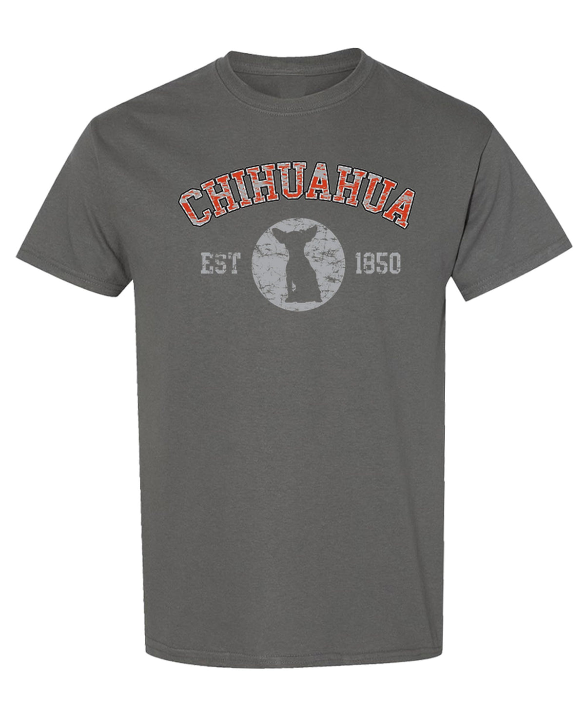 Chihuahua Established 1850 — Charcoal T-Shirt — front