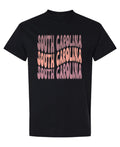 South Carolina — Black T-Shirt — front