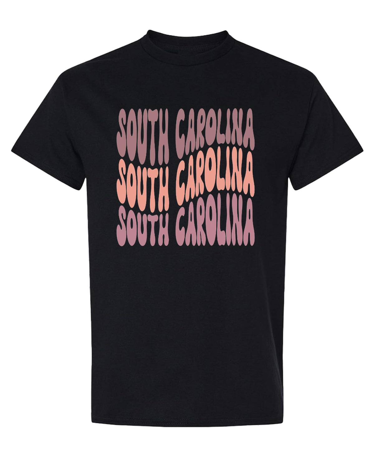 South Carolina — Black T-Shirt — front