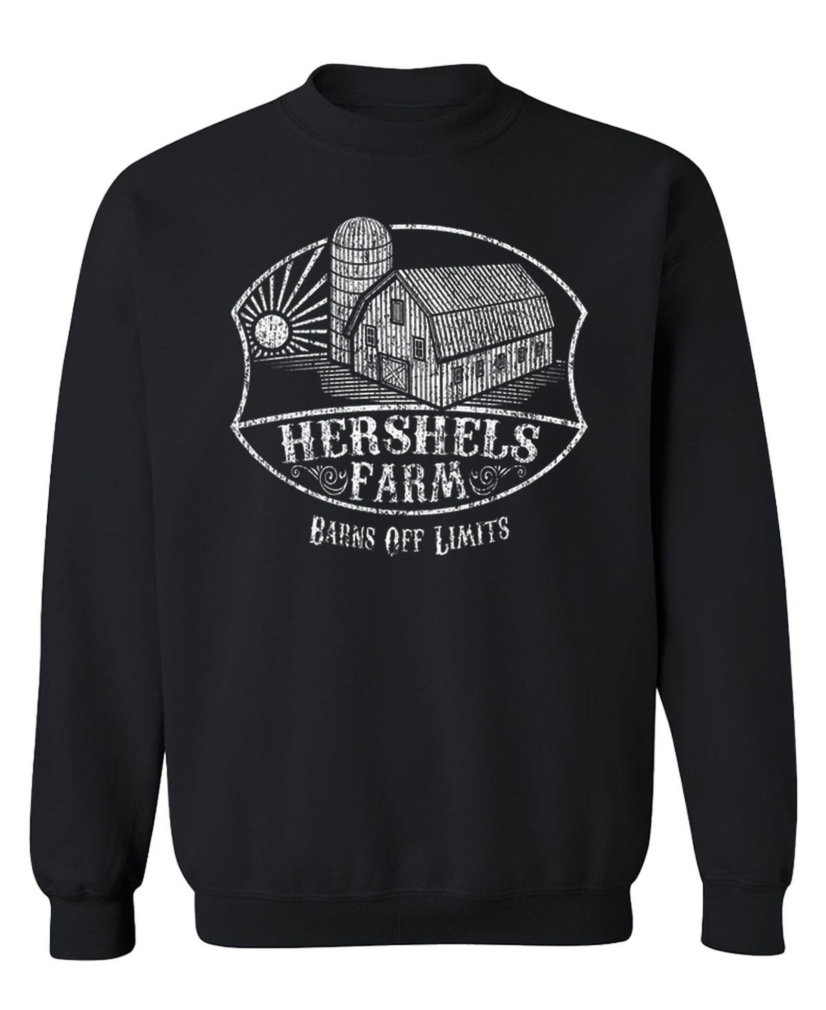 Hershel's Farm — Black Sweatshirt — front