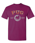 Pug Established 1572 — Berry T-Shirt — front