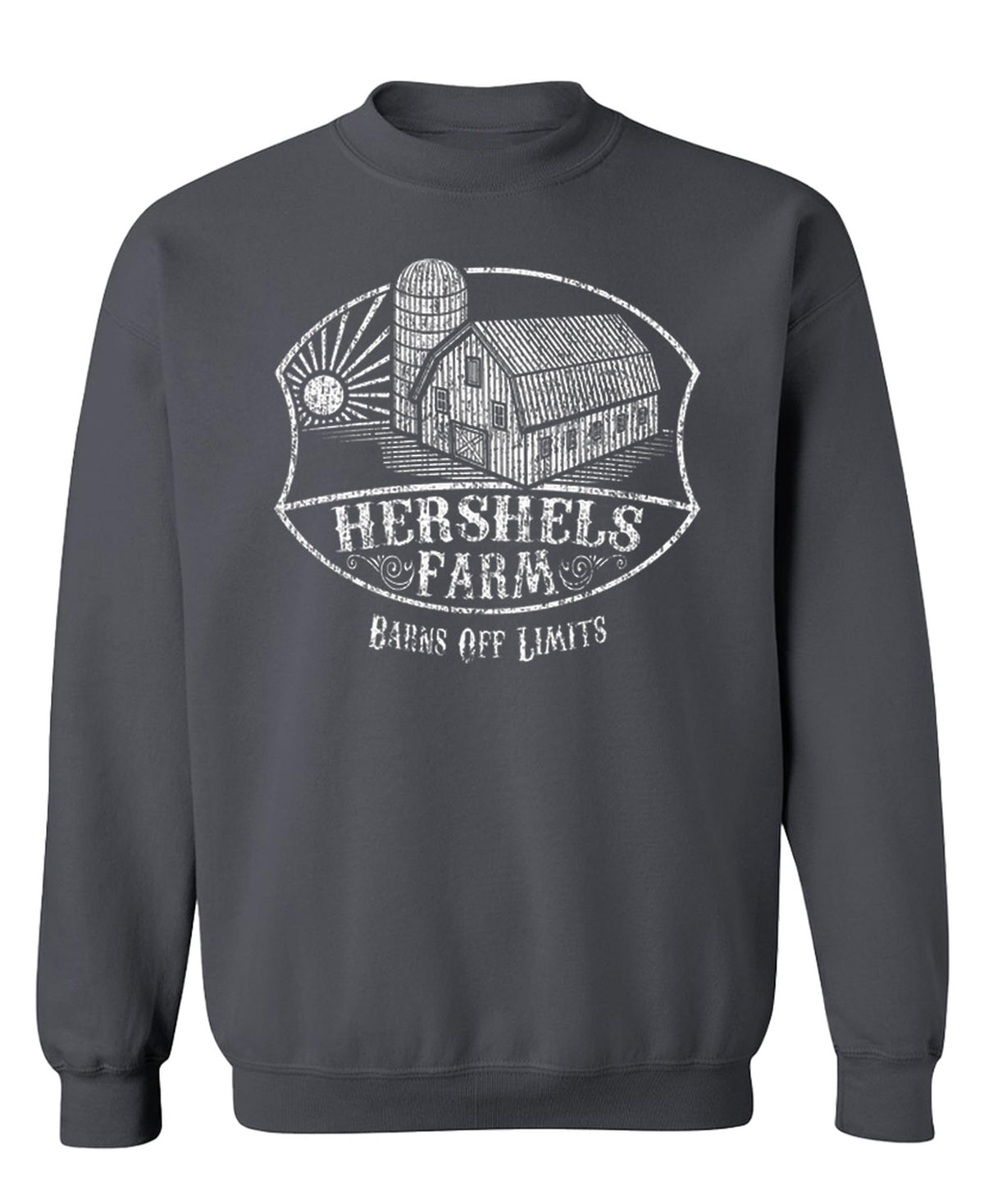 Hershel's Farm — Charcoal Sweatshirt — front