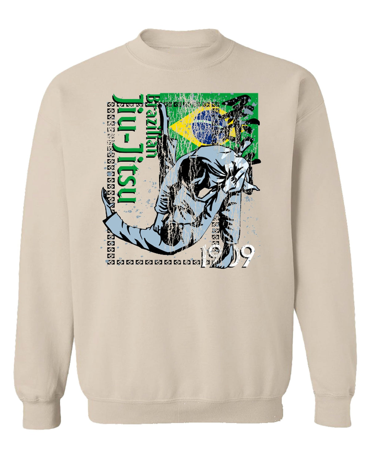 Brazilian Jiu Jitsu — Sand Sweatshirt — front
