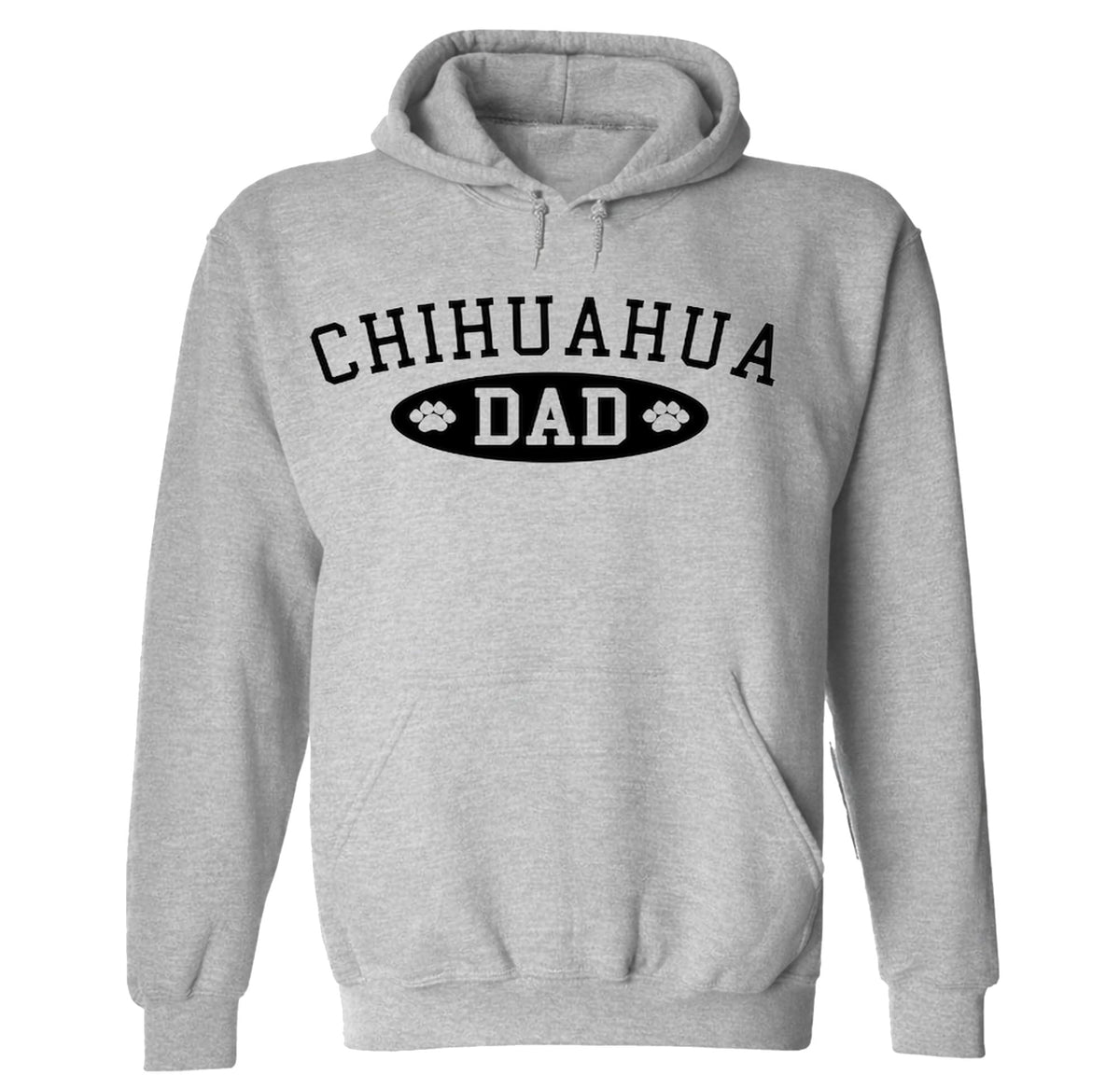Chihuahua Dad — Sport Grey Hoodie — front