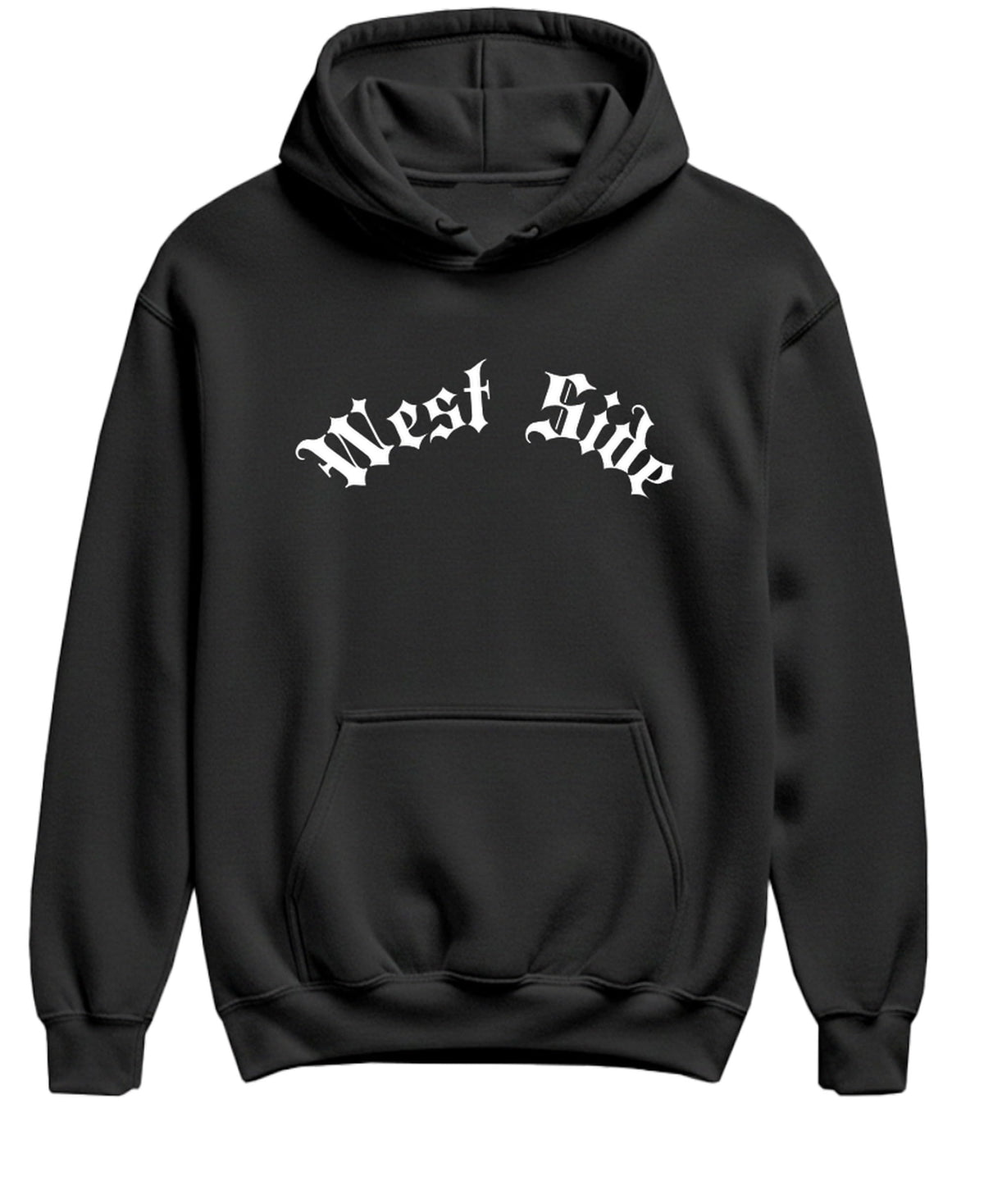 West Side — Black Hoodie — front