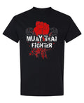 Muay Thai Fighter — Black T-Shirt — front