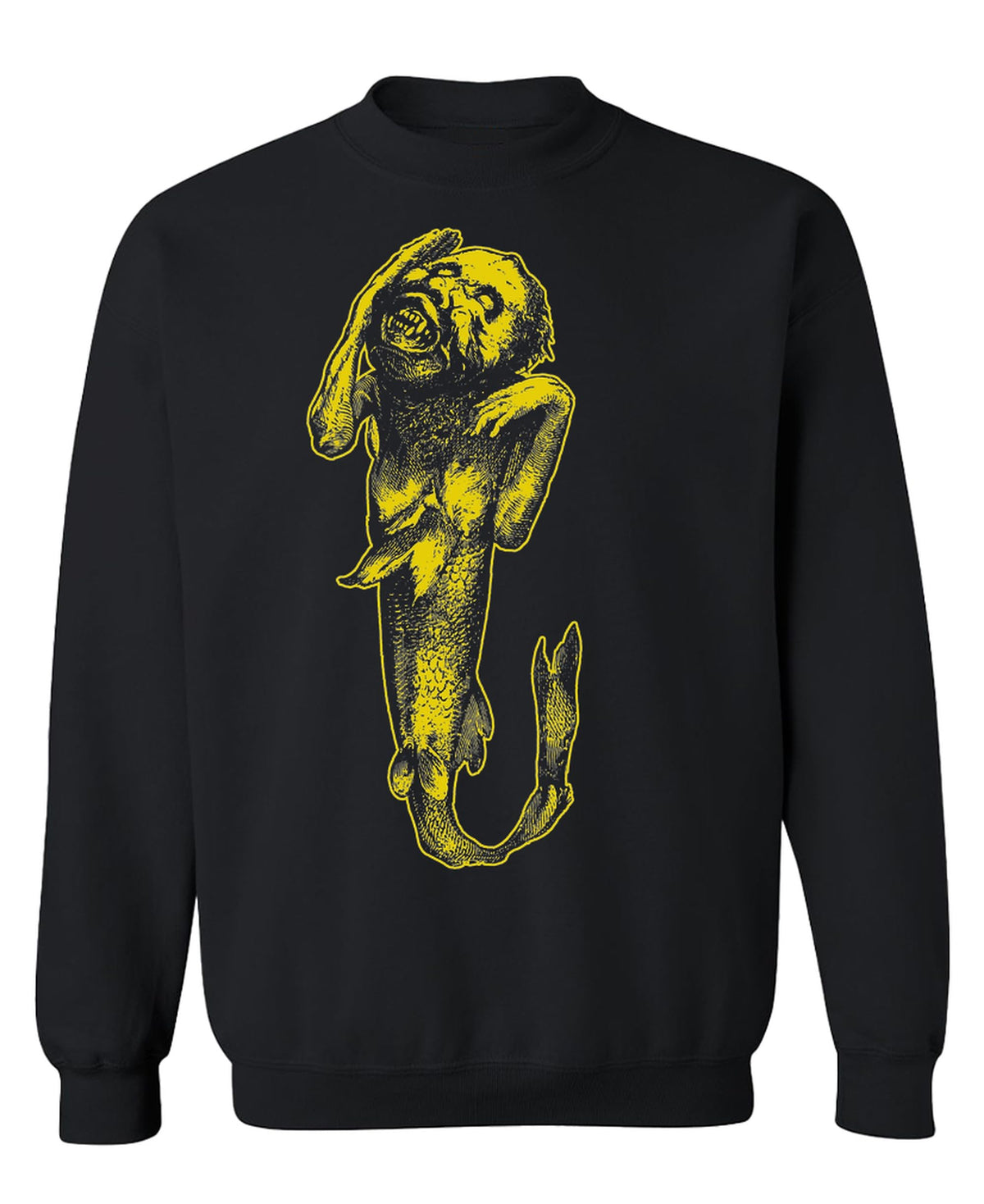 Fiji Mermaid — Black Sweatshirt — front